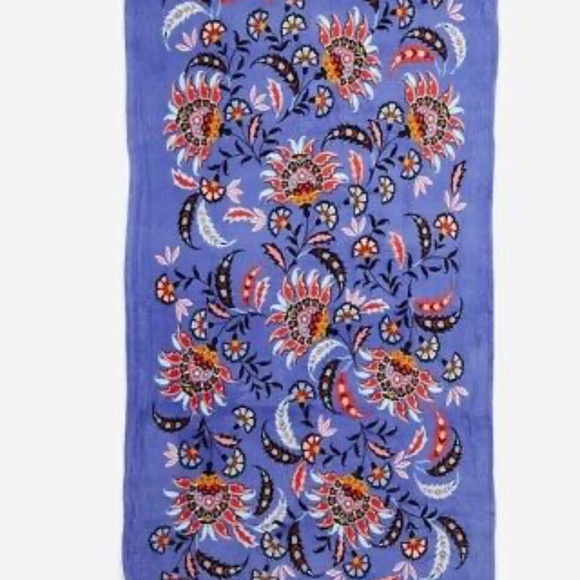 new Vera Bradley Fleece Throw Blanket 80" x 50" in Mural Garden - Picture 6 of 6